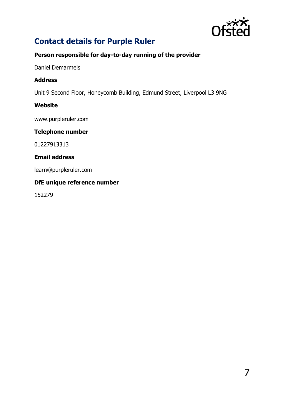 Ofsted report page 7